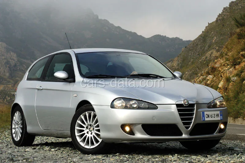 Alfa Romeo 147 1.9 JTD 100hp Impression 2005 front view
