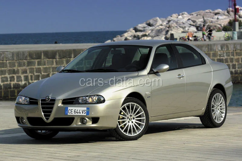 Alfa Romeo 156 1.9 JTD Impression 2003 front view