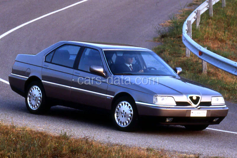 Alfa Romeo 164 2.0 Twin Spark 1993 front view