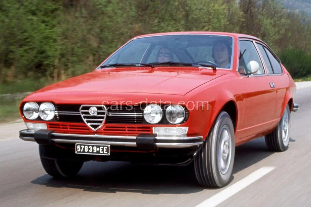 Alfa Romeo GTV Alfetta GTV 2000 L 1976 front view