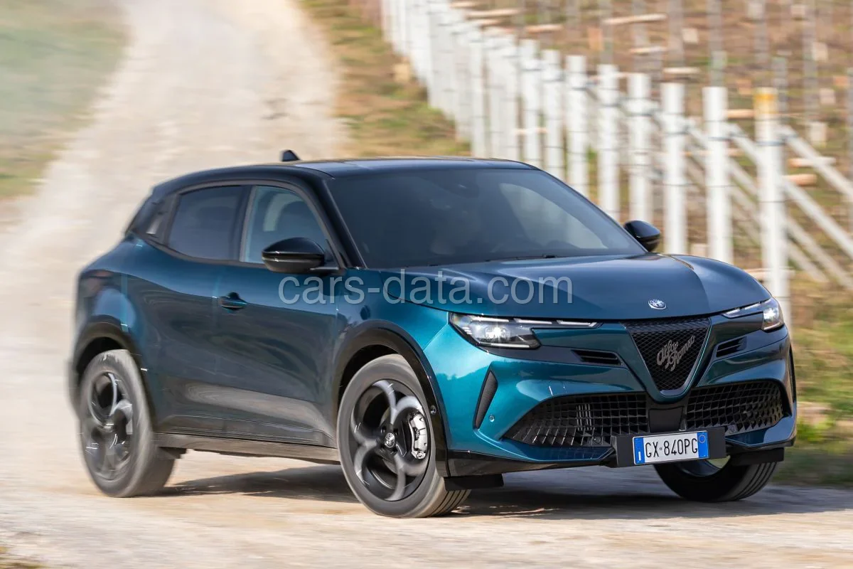 Alfa Romeo Junior Ibrida Sprint 2026 دفع رباعي منظر أمامي
