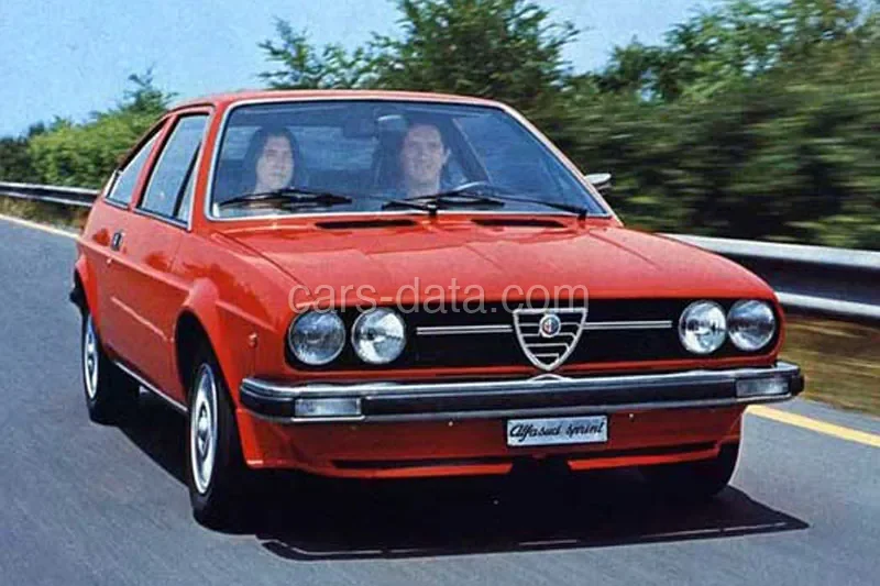 Alfa Romeo Sprint Alfasud Sprint 1.5 1978 front view