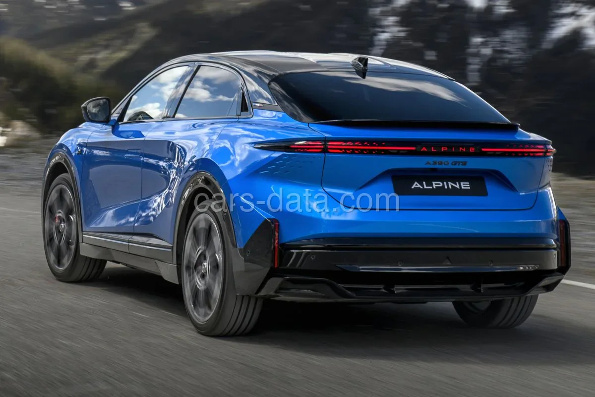 Alpine A390 GTS 2026 suv vista frontale