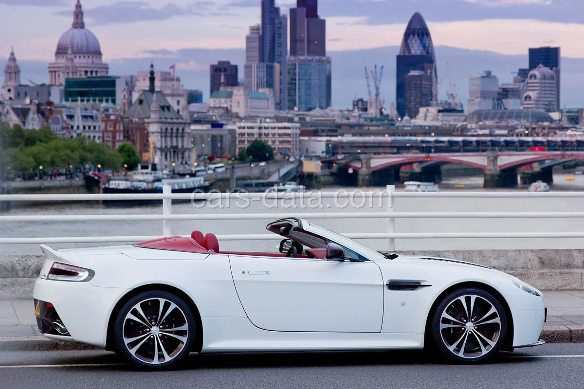 Aston Martin Vantage V12 Vantage Roadster 2012 front view
