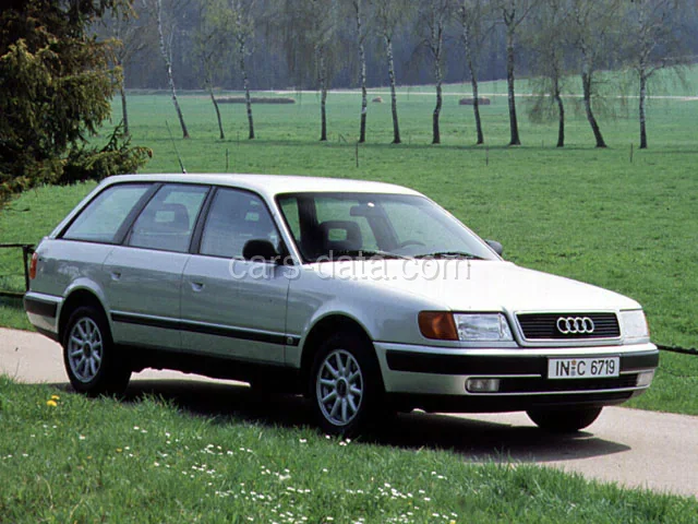 Audi 100 Avant 2.8 E 1991 front view