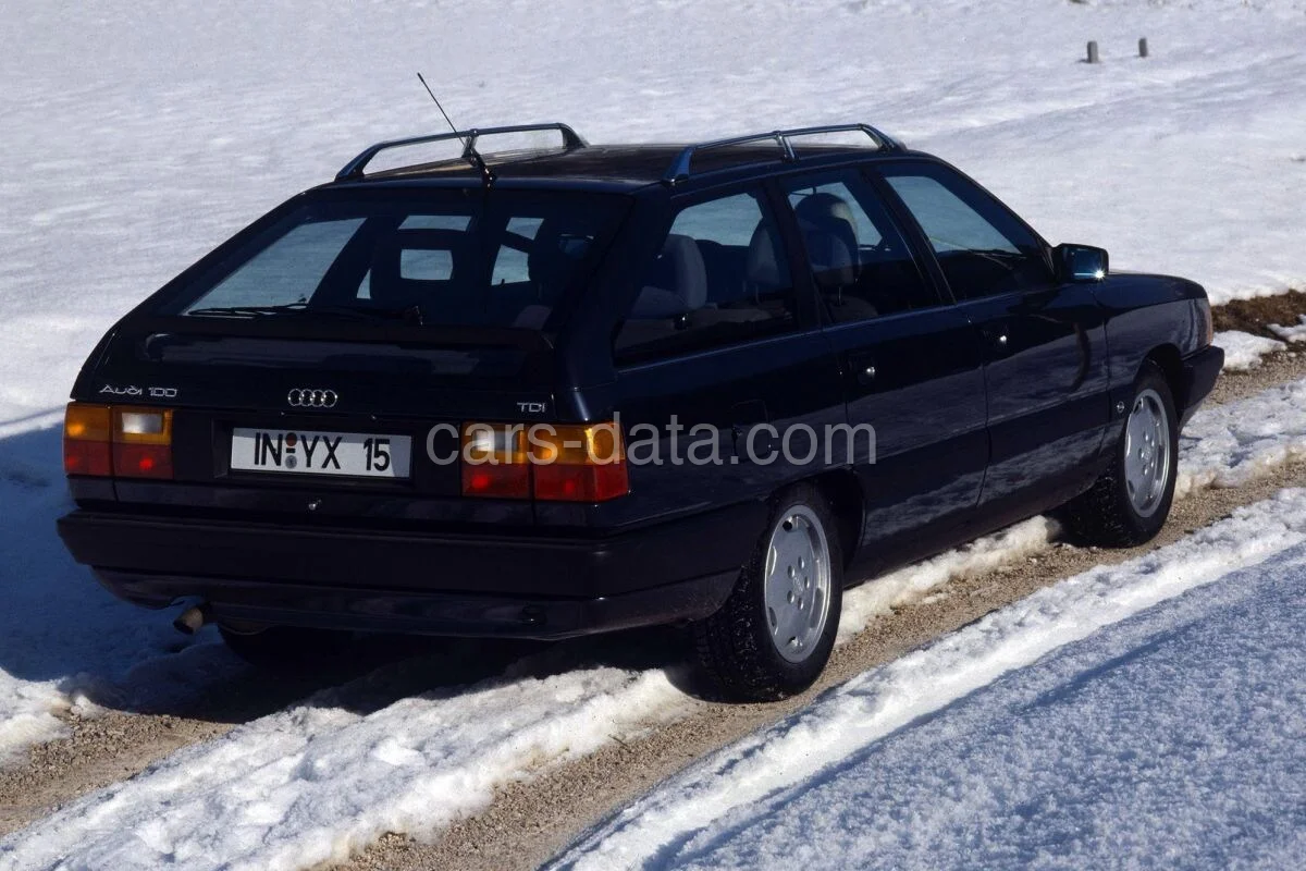 Audi 100 Avant CS 2.3 E Quattro 1990 front view