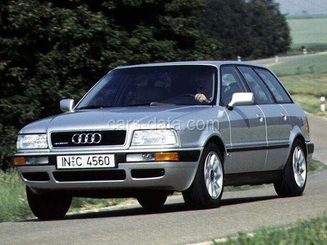 Audi 80 Avant 2.6 E 1992 front view
