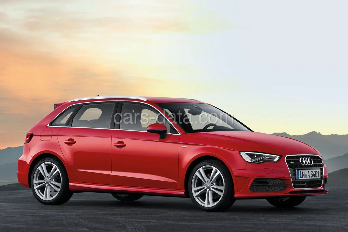 Audi A3 Sportback 2.0 TDI Ambiente 2013 front view