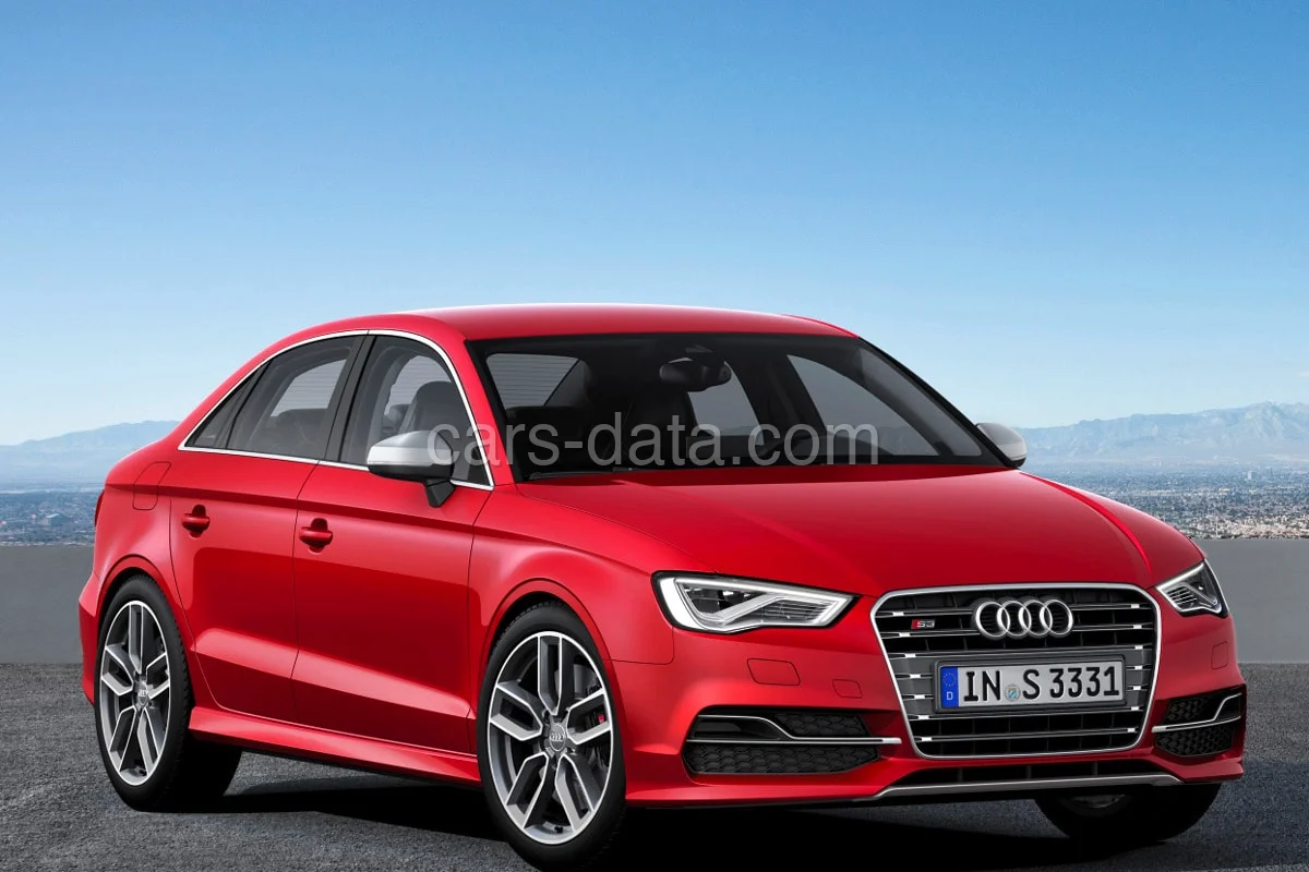 Audi A3 S3 Limousine 2.0 TFSI 2014 front view