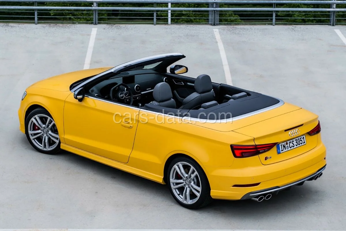 Audi A3 S3 Cabriolet 2.0 TFSI quattro 2016 front view