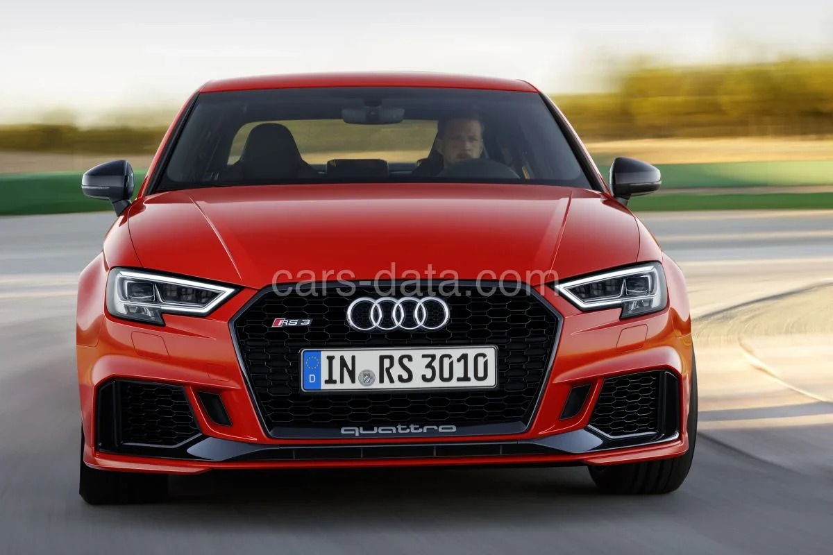 Audi A3 RS3 Limousine 2.5 TFSI quattro 2017 front view