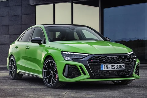 Audi A3 RS3 Limousine quattro 2021 view 2