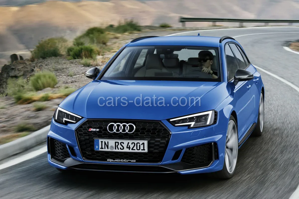 Audi A4 RS4 Avant 2.9 TFSI quattro 2017 front view