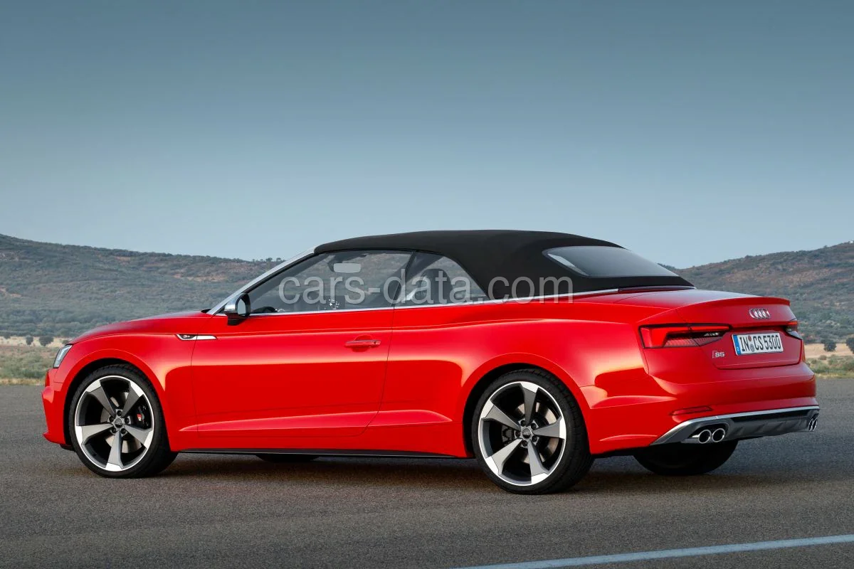 Audi A5 S5 Cabriolet 3.0 TFSI quattro 2017 front view