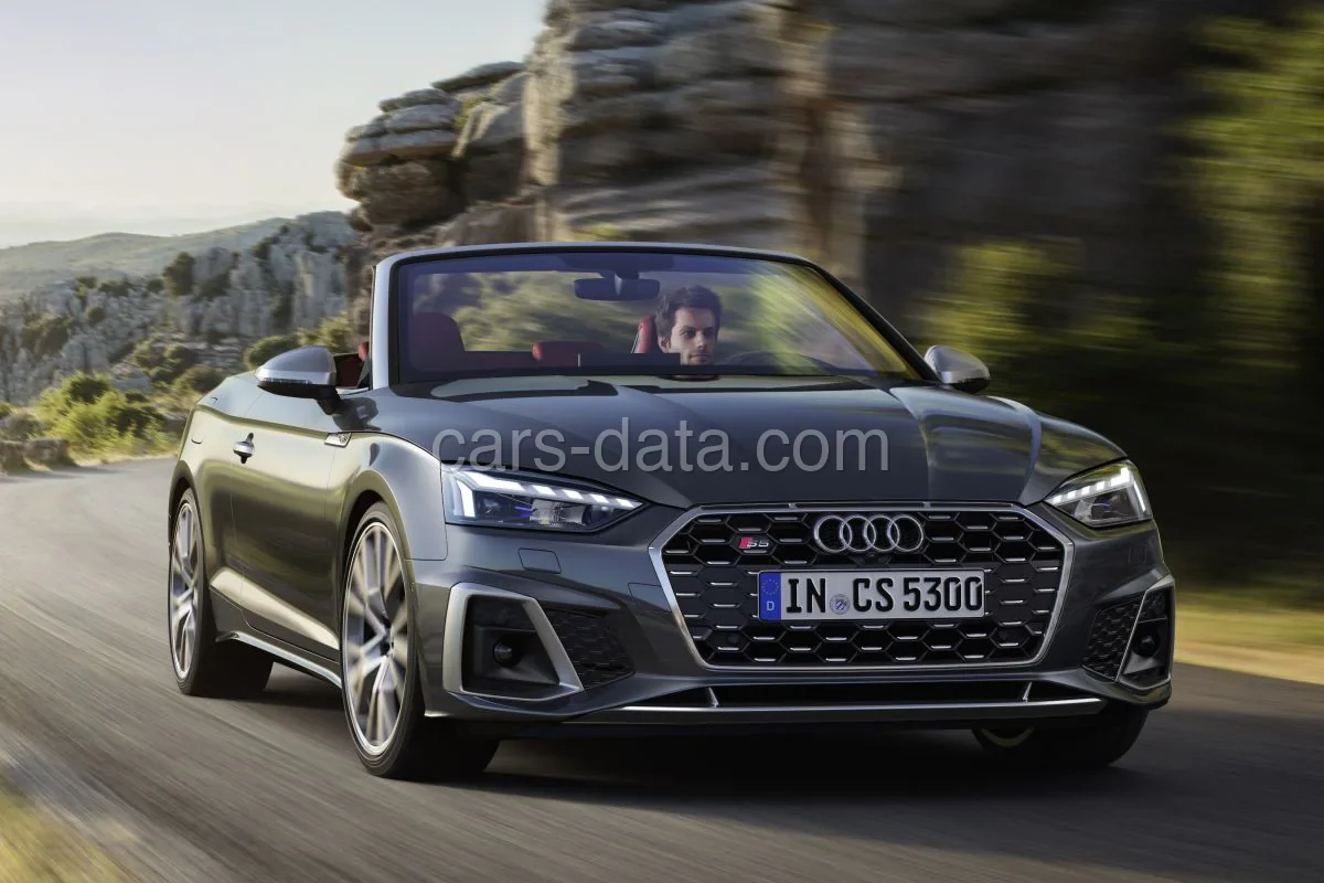 Audi A5 S5 Cabriolet TFSI quattro 2020 front view