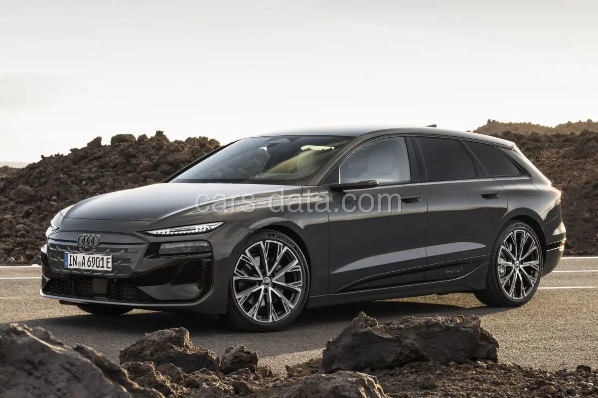Audi A6 e-tron Avant performance Advanced edition 2024 front view