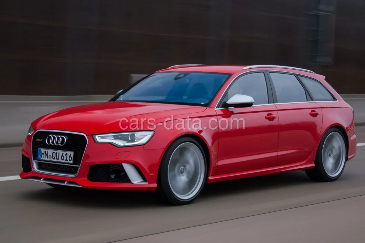 Audi A6 RS6 Avant 4.0 TFSI quattro 2013 front view