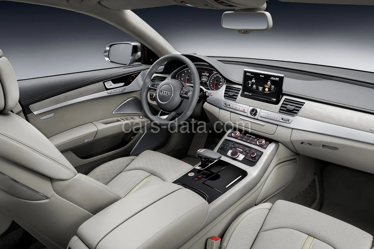 Audi A8 4.0 TFSI quattro 2013 front view