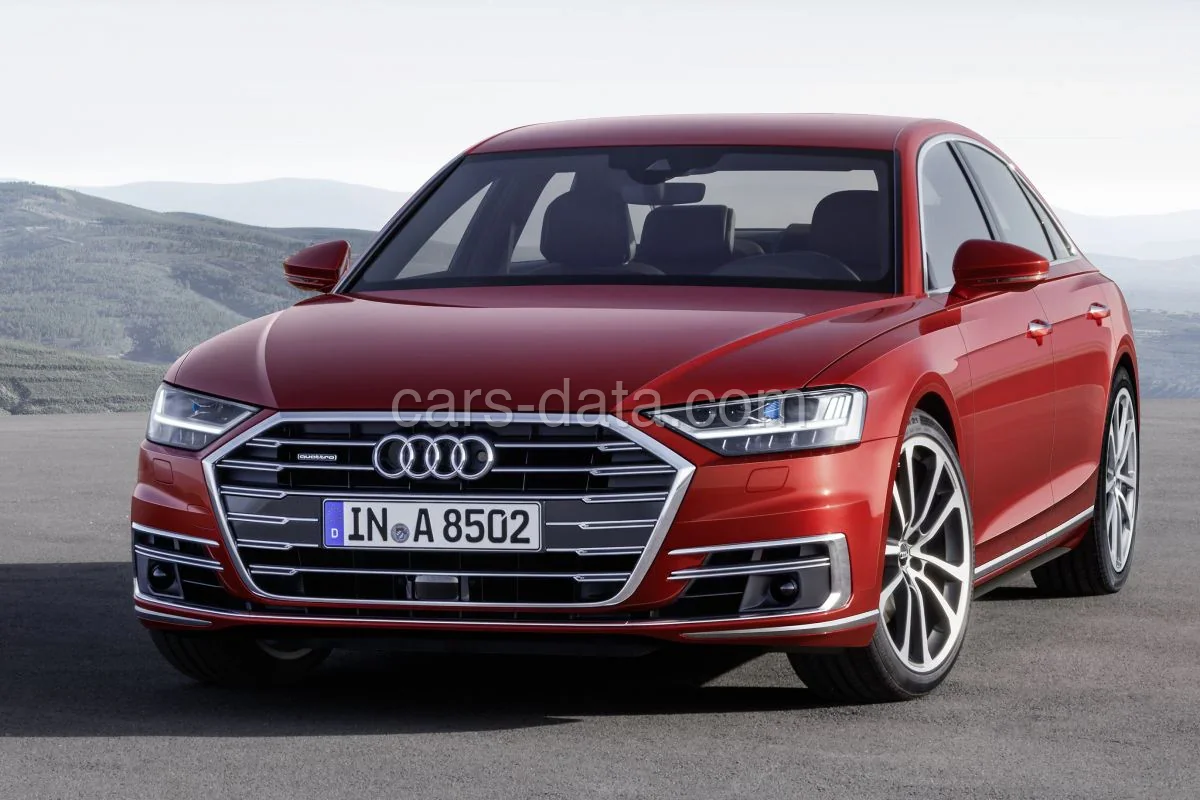Audi A8 55 TFSI quattro Pro Line Plus 2019 front view
