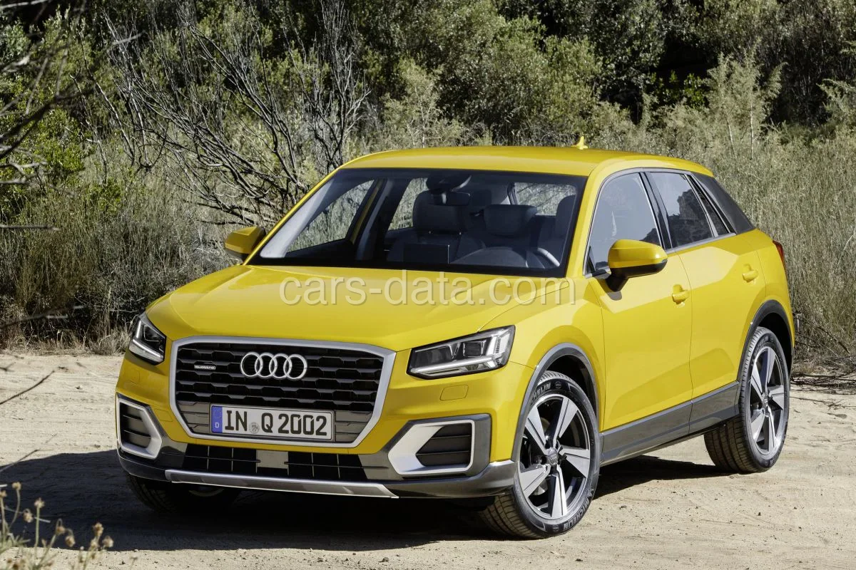 Audi Q2 30 TDI epic 2019 front view