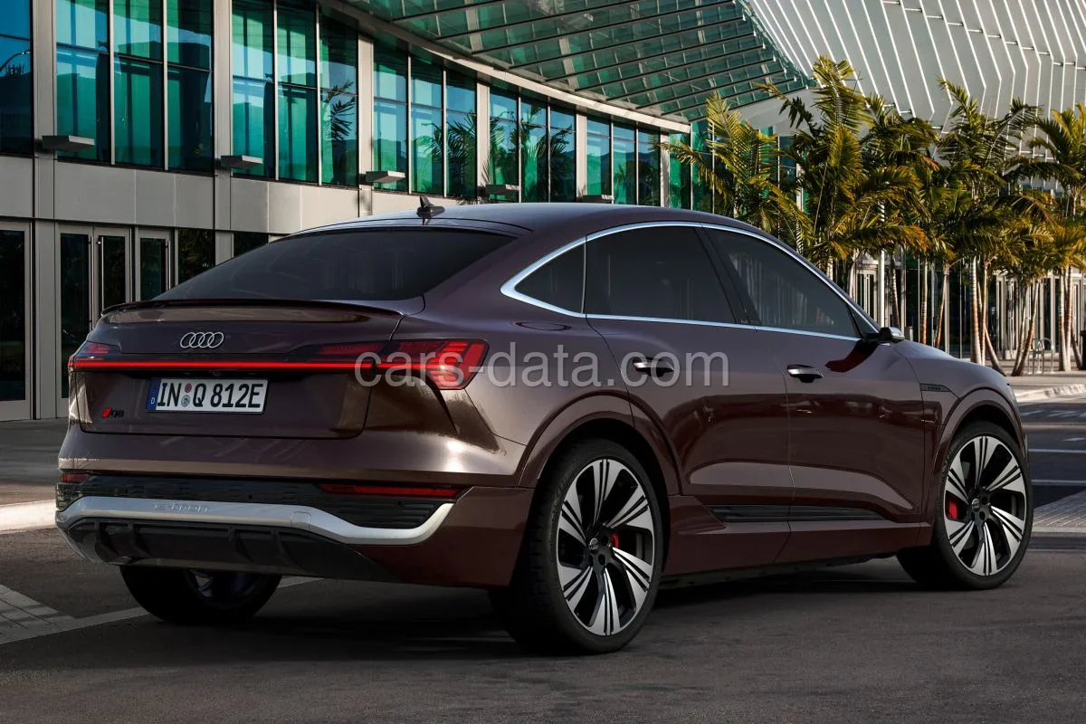 Audi Q8 e-tron Sportback 55 quattro Advanced edition Plus 2023 front view