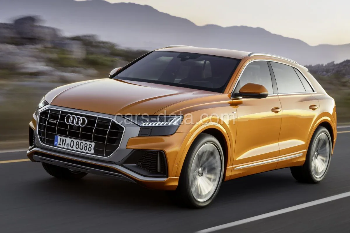Audi Q8 45 TDI quattro 2019 front view