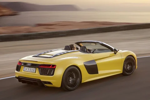 Audi R8 Spyder V10 Performance quattro 2019 view 5
