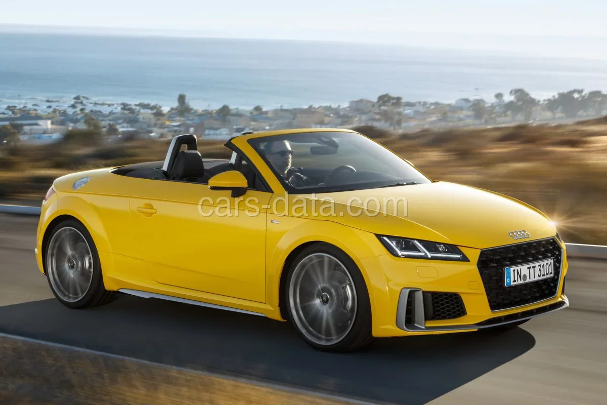 Audi TT TTS Roadster quattro 2019 front view