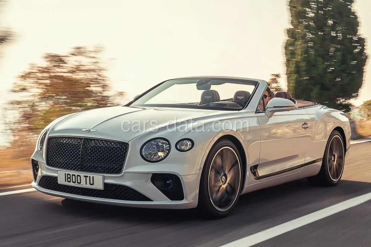 Bentley Continental GTC 4.0 V8 2020 front view