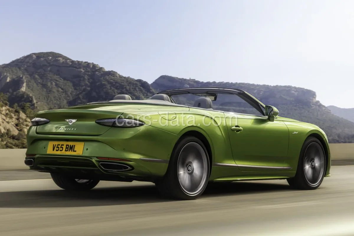 Bentley Continental GTC 2026 front view