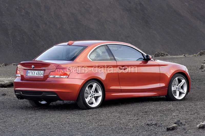 BMW 1er 123d Coupé 2008 front view