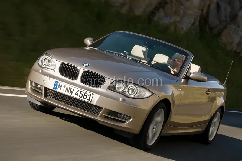 BMW 1er 120i Cabrio 2008 front view