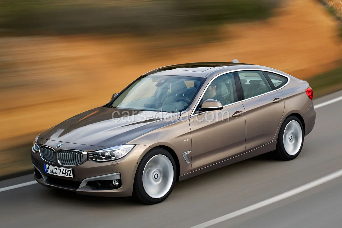 BMW 3er GT 330d Gran Turismo 2014 front view