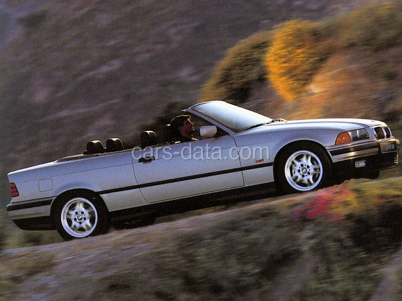 BMW 3er 320i Cabrio 1994 front view