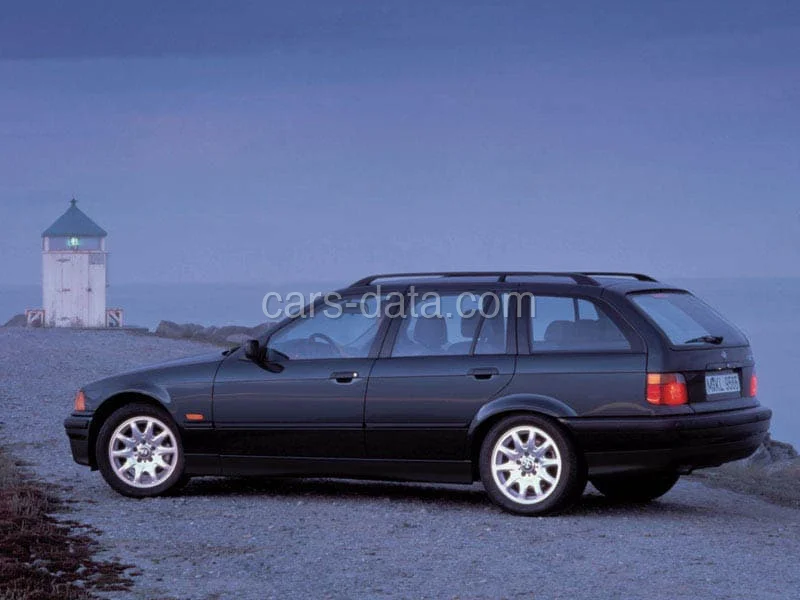 BMW 3er 320i touring 1995 front view