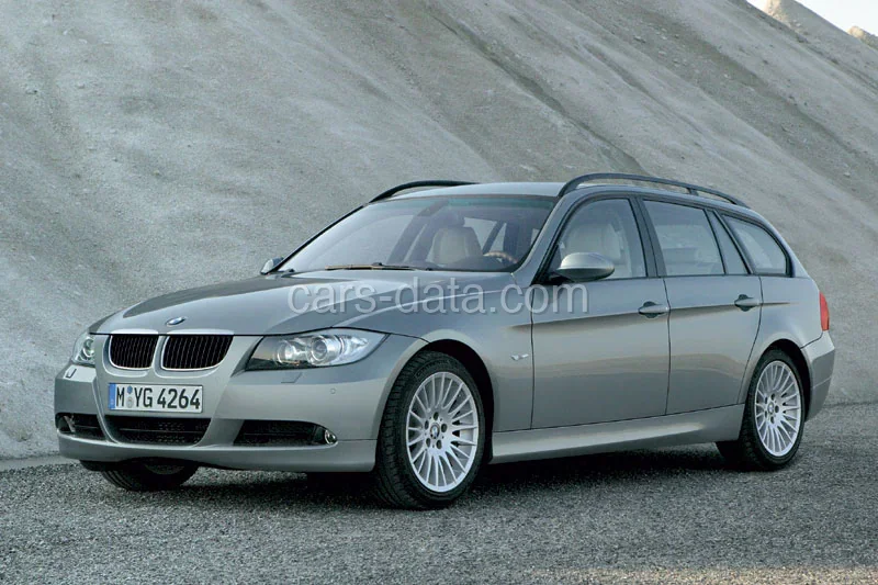 BMW Seria 3 335d Touring 2006 front view