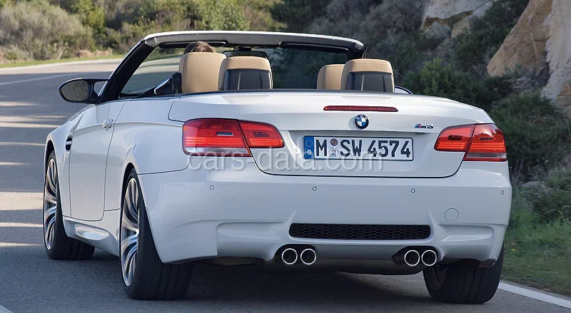 BMW Řada 3 M3 Cabrio 2008 front view