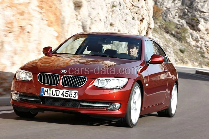 BMW 3er 335d Coupé 2010 front view