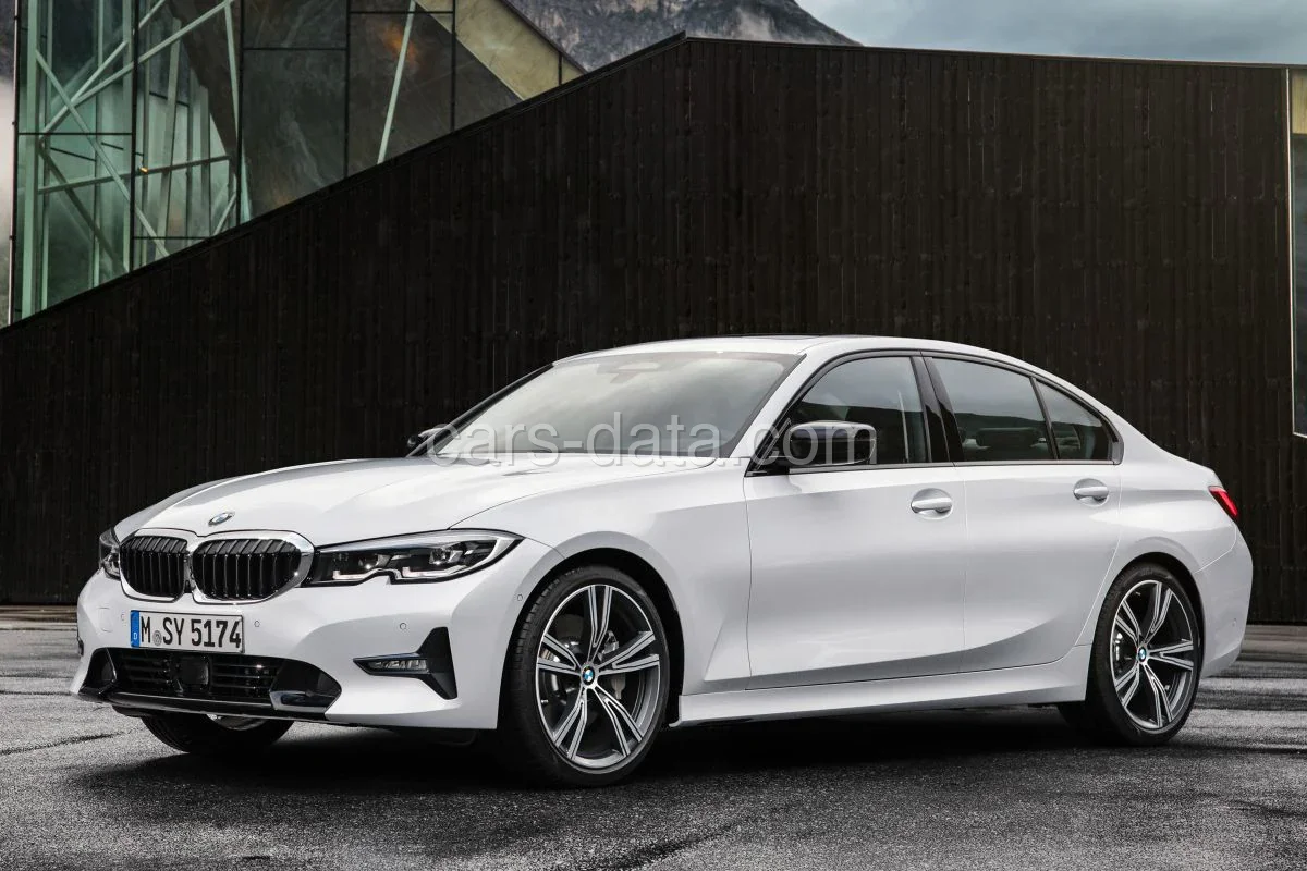BMW 3er 320e 2021 front view