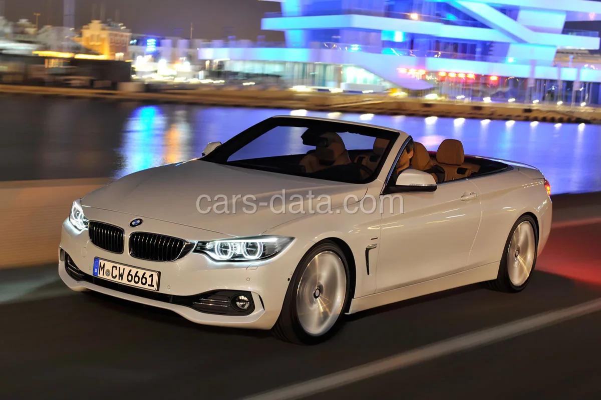 BMW 4-Series 430d Cabrio 2014 front view
