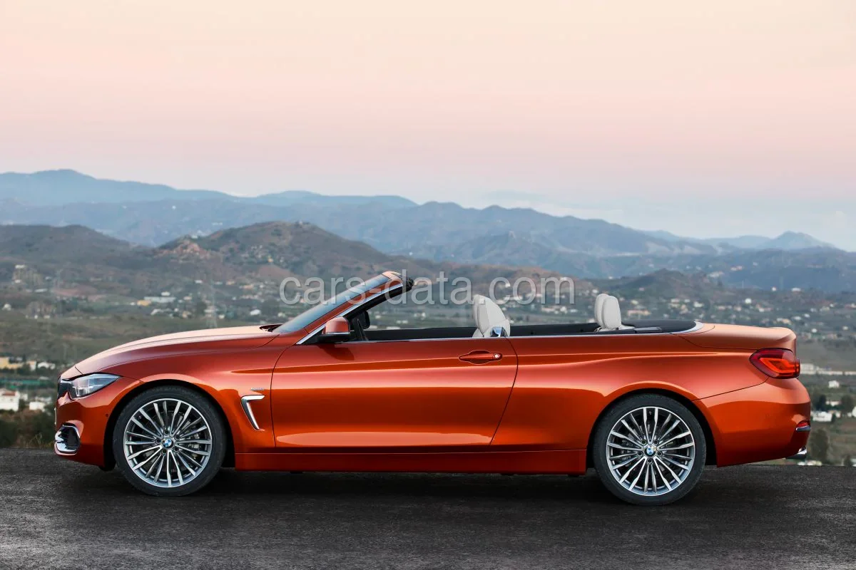 BMW Serie 4 430d Cabrio 2017 front view