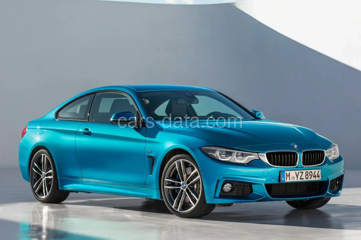 BMW 4er 418d Coupé 2017 front view