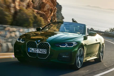 BMW 4er 420d Cabrio 2021 view 6