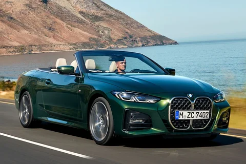 BMW 4er 420d Cabrio 2021 view 12