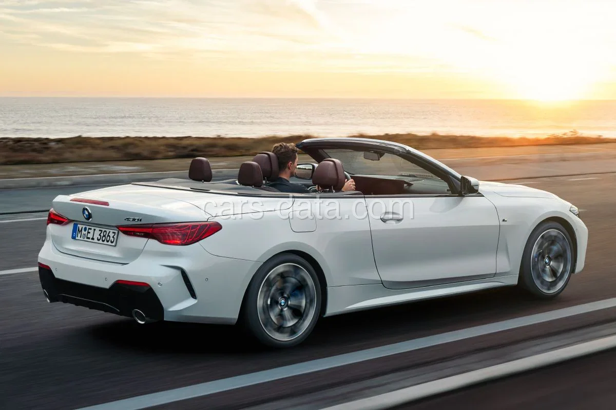 BMW 4er 430d Cabrio 2024 front view