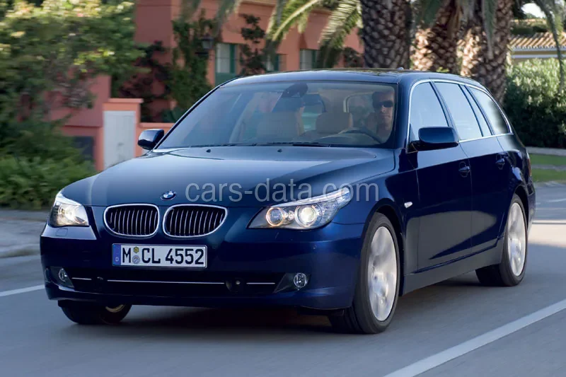 BMW Série 5 535d Touring 2007 front view