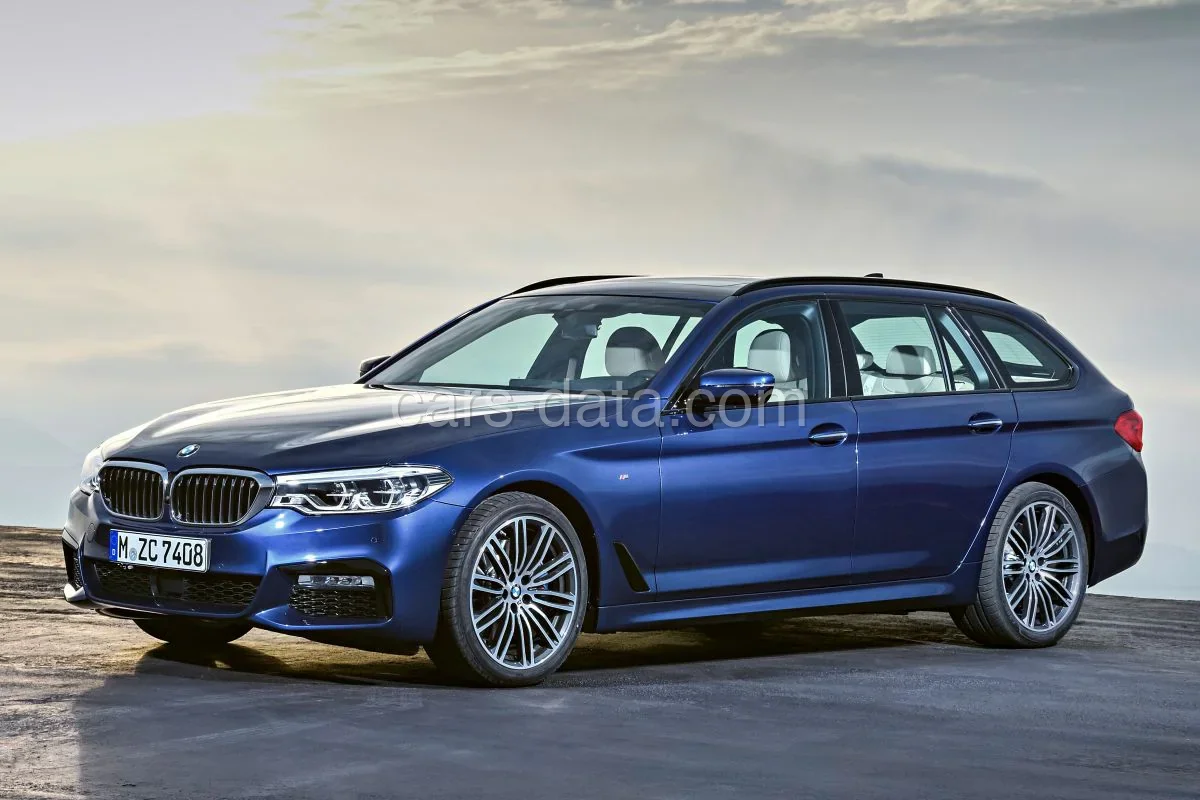 BMW Řada 5 525d Touring 2017 front view