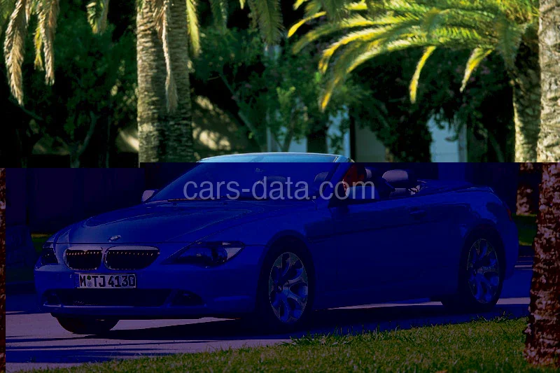 BMW 6er 630i S Cabrio 2004 front view