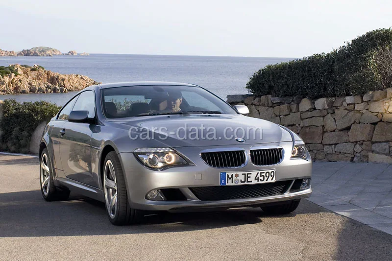 BMW Seria 6 M6 2007 front view
