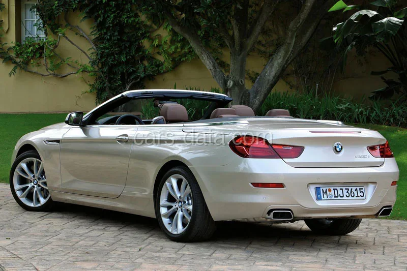 BMW 6er 640d Cabrio 2011 front view